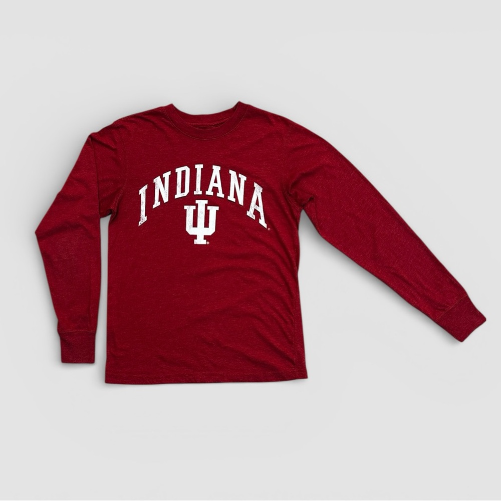 Indiana University Women's Long Sleeve Red Tee